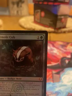 Collector Avatar, The Last Airbender Magic, Bagermole Cub M 0167 FOIL. RARE MTH - Image 2
