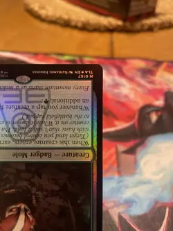 Collector Avatar, The Last Airbender Magic, Bagermole Cub M 0167 FOIL. RARE MTH - Image 4