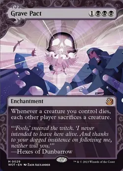 1 x Grave Pact - Wilds of Eldraine: Enchanting Tales - NM-Mint - MTG - Image 1