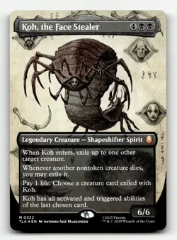 Koh, the Face Stealer (Borderless) 322 Foil M Avatar: The Last Airbender - Image 1