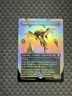 MTG Momo, Friendly Flier #0317 Foil Bord. R Avatar: The Last Airbender (TLA) - Image 1
