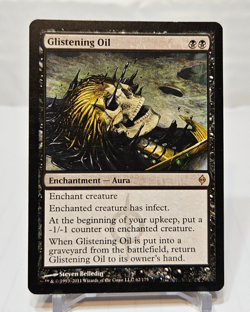 Glistening Oil New Phyrexia MTG Magic The Gathering 282 - Image 1