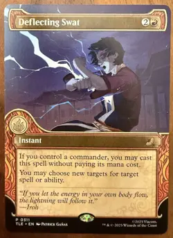 Deflecting Swat (Showcase) Avatar: The Last Airbender - Magic The Gathering MTG - Image 1