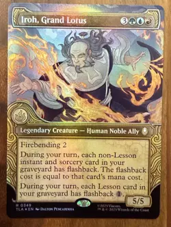 FOIL - Iroh, Grand Lotus (Showcase) Avatar: The Last Airbender TLA 0349 MTG - Image 1