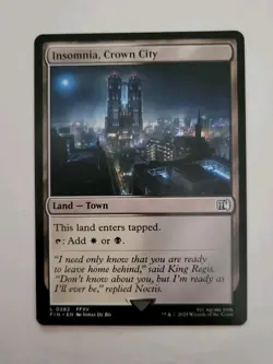 MTG - Final Fantasy: Insomnia, Crown City (0282) - Land - Near Mint - Image 1