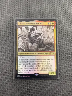 Magic The Gathering MTG - Olivia, Mobilized For War - Sketched Showcase SLD 492 - Image 1