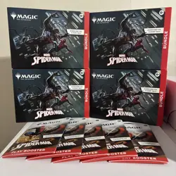 Magic the Gathering Spider-Man Collector Bundle x4 & x5 Play Booster Pack SEALED - Image 1