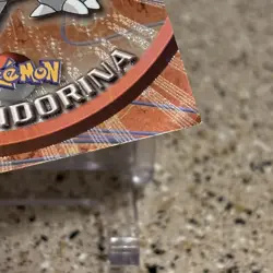 1999 Topps Pokemon Series 1 TV Animation NIDORINA #30 Black Label HOLO - Image 5