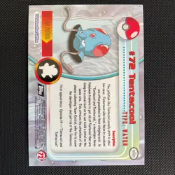 Pokemon TCG #72 Tentacool Topps Series 2 Black Label Foil - Image 2