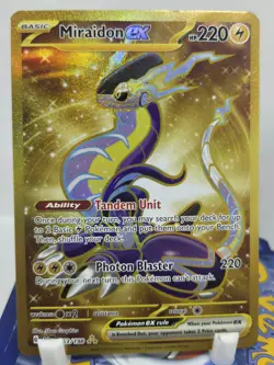 Pokemon Miraidon ex 253/198 Scarlet & Violet Base Set NM/M Unplayed Pack Fresh - Image 1