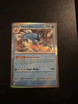 Pokemon TCG Gyarados Scarlet & Violet-151 130/165 Holo Holo Rare - Image 1