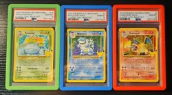 Pokemon Celebrations Collection CHARIZARD BLASTOISE VENUSAUR Base Set PSA 10 Gem - Image 1
