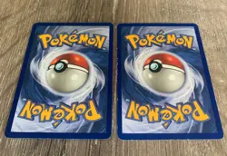 1st Edition* Pokemon Kabuto 1999 50/62 & Trainer Mysterious Fossil 62/62 LP - Image 2