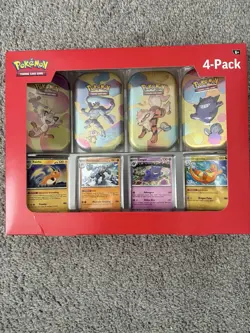 Pokemon TCG Scarlet and Violet 151 Mini Tins 4 Pack - Image 1