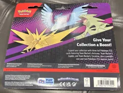 Pokemon 2 Pack Blister - Team Rocket's Articuno, Zapdos, Tyranitar - New Sealed - Image 2