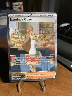 Pokemon TCG Jasmine's Gaze Full Art Holo Trainer Surging Sparks #245/191 - Image 1