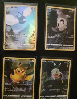 LP Pokemon TCG Crown Zenith Galarian Gallery NM Full Art Set 9 GG26 GG34 Pikachu - Image 3