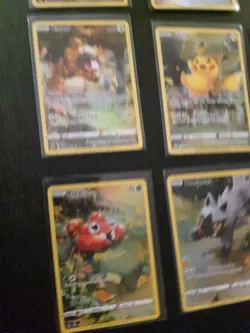 LP Pokemon TCG Crown Zenith Galarian Gallery NM Full Art Set 9 GG26 GG34 Pikachu - Image 5