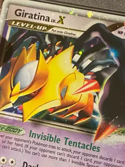 Pokemon 2009 Platinum Base 124/127 Holo Rare Giratina LV.X PSA 9 Holo Bleed - Image 5