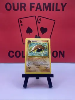 Kabuto 50/62 Fossil Common Regular 1999 WOTC Pokemon TCG LP - Image 1