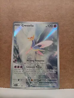 Pokemon TCG Cresselia 071/064 Illustration Rare Shrouded Fable - Image 1