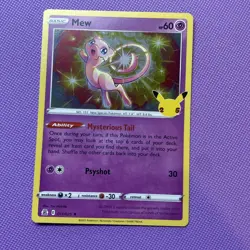 Mew Holo Rare Celebrations 011/025 Pokemon TCG - NM - Image 1
