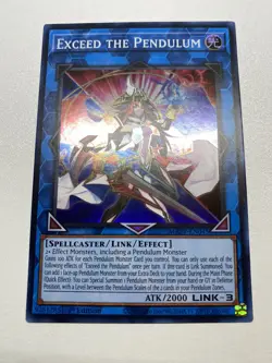 Yu-Gi-Oh! Exceed The Pendulum Super Rare 1st Edition AGOV-EN045 NM/M - Image 1