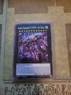 YUGIOH SUPER STARSLAYER TY-PHON SKY CRISIS RA04-EN072 SECRET 1ST ED NM - Image 1