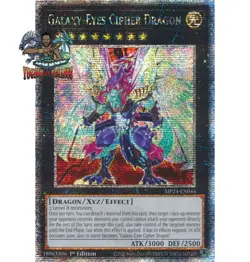 Yugioh! 1x Galaxy-Eyes Cipher Dragon MP24-EN044 Quarter Century Secret Rare NM - Image 1