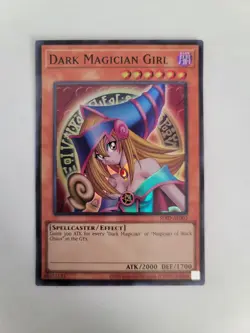 YUGIOH DARK MAGICIAN GIRL SPELLCASTER ASIA ENGLISH EDITION SDID-AE002 SUPER RARE - Image 1