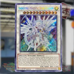 Yugioh Shooting Majestic Star Dragon DAMA-EN039 Secret Rare 1st Ed NM - Image 1