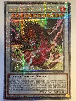 YUGIOH-1x- Snake-Eyes Vengeance Dragon - ALIN-EN040 - Quarter Century Rare - Image 1