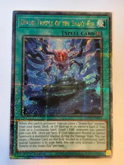 YUGIOH- Divine Temple of the Snake-Eye - AGOV-EN056 - Quarter Century Secret - Image 1