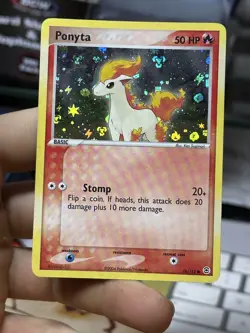 #2 Ponyta 76/112 EX FireRed LeafGreen 2004 FRLG Reverse Holo Pokemon Card TCG - Image 3