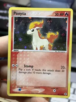 #2 Ponyta 76/112 EX FireRed LeafGreen 2004 FRLG Reverse Holo Pokemon Card TCG - Image 5