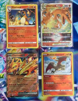 Pokemon TCG - Charizard Cards Lot of 4 - Image 1