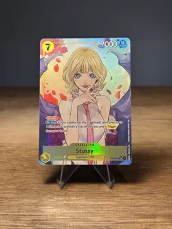 Stussy OP13-110 SR Alt Art Carrying On His Will One Piece Card Game English - Image 1