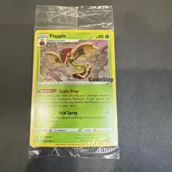 Pokemon TCG Flapple 022/192 2020 Sealed Gamestop Exclusive Stamped Promo Card - Image 1