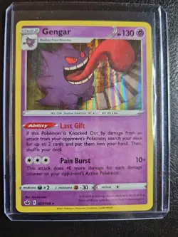 Gengar 57/198 Chilling Reign Holo Rare Pokemon Card Pokemon TCG 057/198 - Image 1