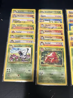 Complete Jungle Unlimited Common and Uncommon 32 Card Set Pokemon Cards -LP - Image 2