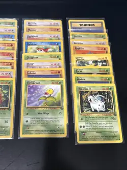 Complete Jungle Unlimited Common and Uncommon 32 Card Set Pokemon Cards -LP - Image 3