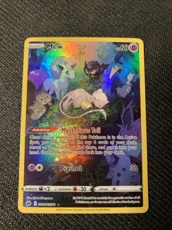 Pokemon Card Mew GG10/GG70 Crown Zenith Galarian Gallery NM B - Image 1