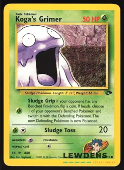 Koga's Grimer - 78/132 - Common - Gym Challenge - Pokemon Card - Image 1