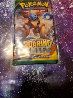 VIDEO* PACK SLEEVED*Pokemon TCG XY Roaring Skies Booster Pack- 10 Cards (2015) - Image 2