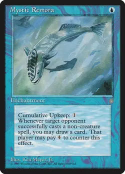 Mystic Remora Ice Age Magic The Gathering MTG Card - Image 1
