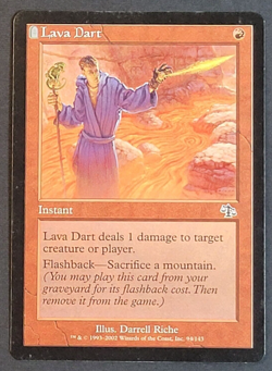 MTG Card - 2x Lava Dart - Judgment - LP - Vintage 2002 - Magic The Gathering - Image 1