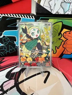 Meloetta MEP 026 Black Star Promo Pokemon Card Mega Evolution Phantasmal LOT 2 - Image 1