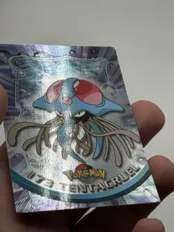 Pokemon Card TOPPS Tentacruel #73 TV Animation Black Logo Holo FOIL LP H7 - Image 3