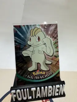 2000 topps pokemon tv animation series 2 Machop Foil Card - Image 1