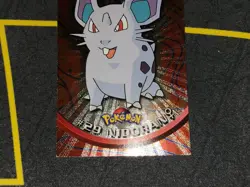 Nidoran (Female) #29 Holo Pokemon Topps Series 1 Card (Black Label) LP - Image 3